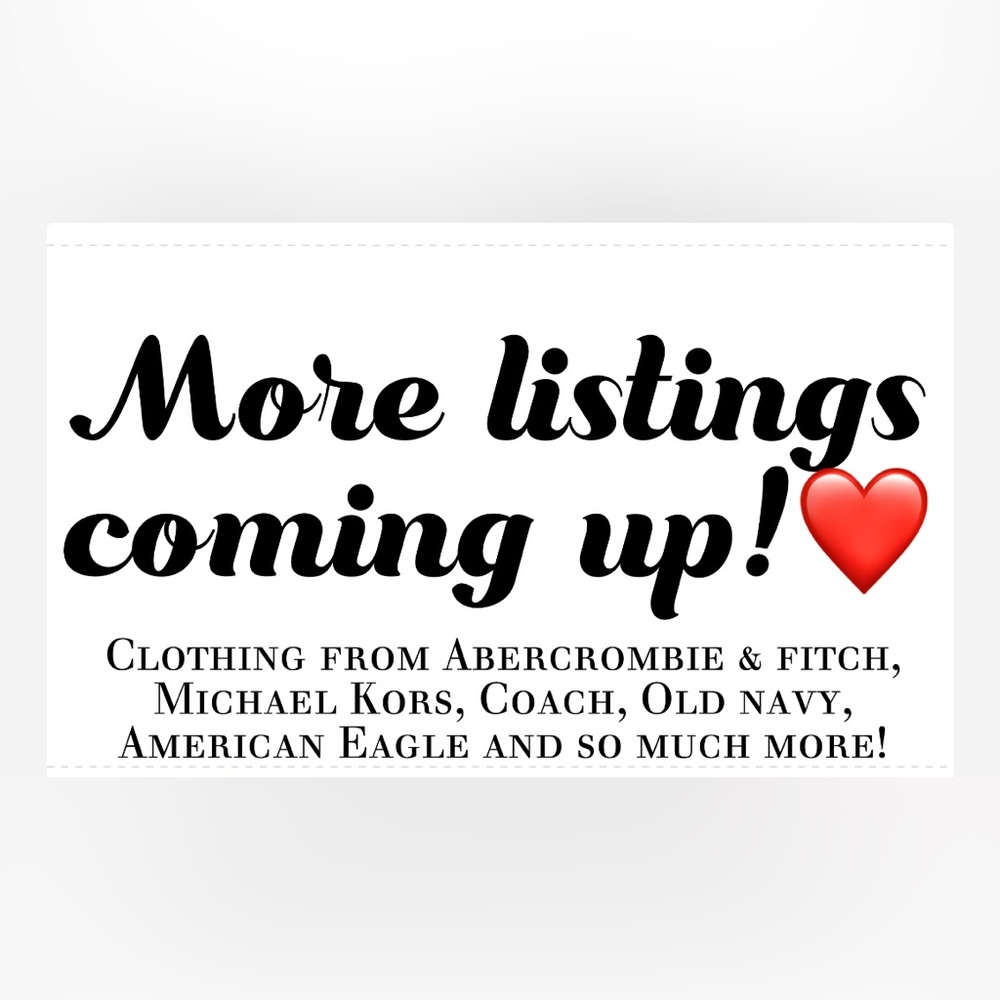 Stay tuned! Make me an offer!❤️ Happy Shopping!